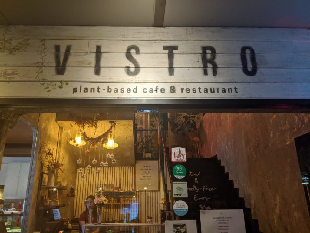 vistro vegan restaurant in bangkok