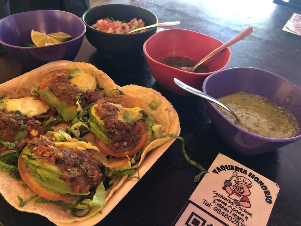 vegan tacos in tulum