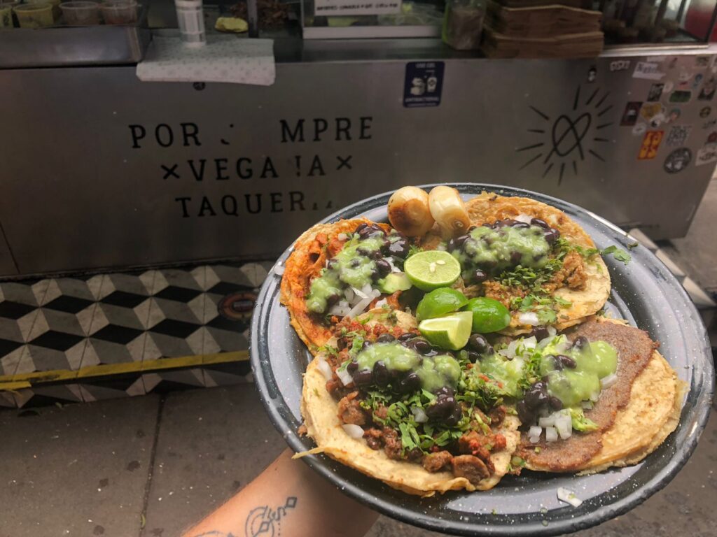 vegan street tacos mexico city