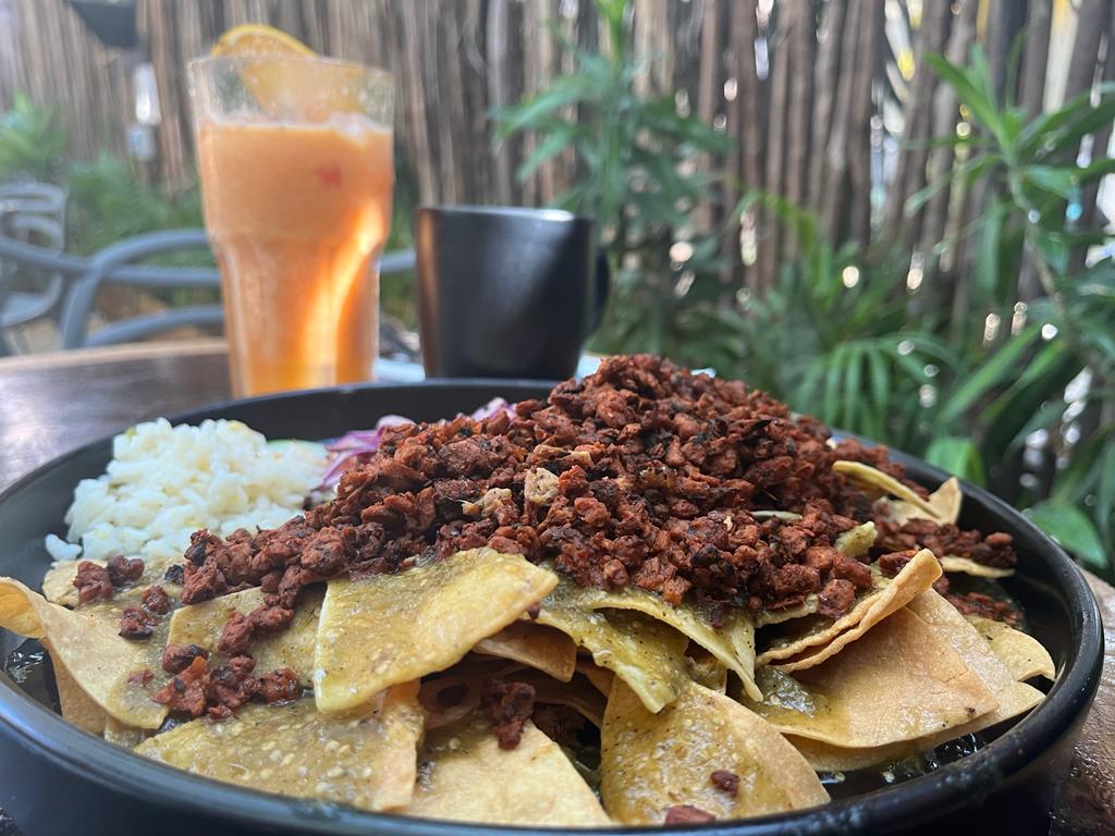 vegan breakfast in holbox mexico