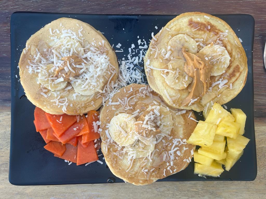 vegan pancakes holbox mexico